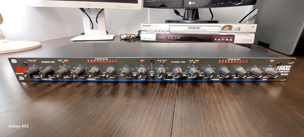 DBX 166XL экспандер/гейт, компрессор и лимитер.