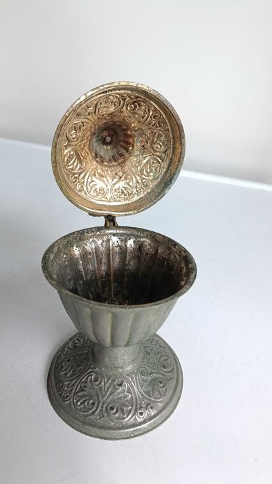 Старинно бронзово кадило, тамянник .