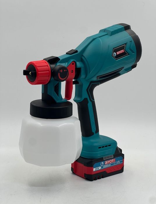 Аккумуляторный краскопульт пульверизатор