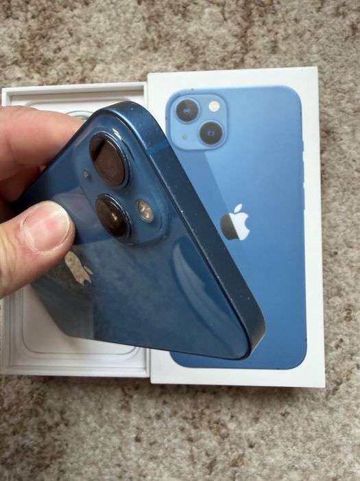iPhone 13 Blue, full box- pret fix