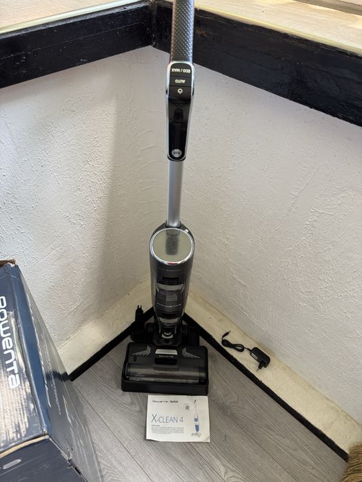 Безжична Вертикална Прахосмукачка за Сухо и Мокро Rowenta X-Clean 4 GZ5037WO 200W и Самопочистване!