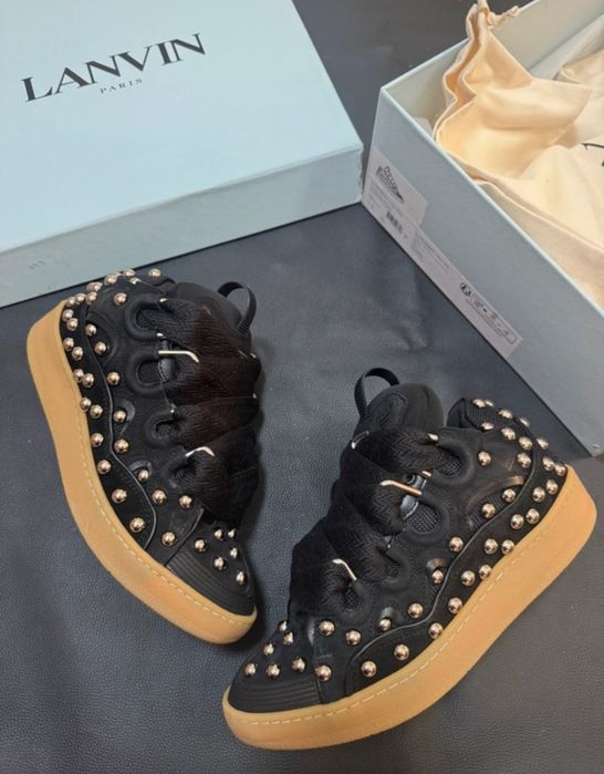 Lanvin curb sneakers