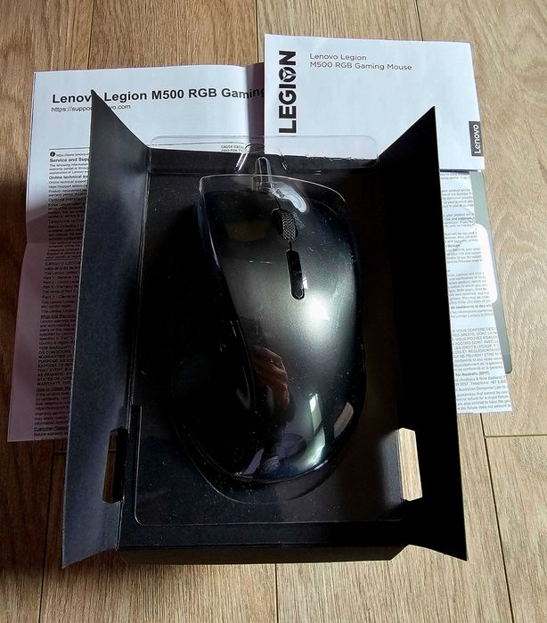 Про гейминг мишка Lenovo M500 RGB 16000 DPI 7 бутона 1ms Omron