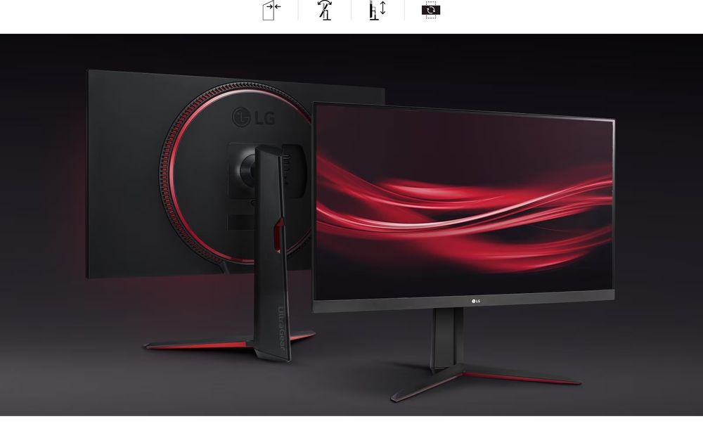 Геймърски монитор LG 32GP850-B 31.5", IPS, QHD (2560 x 1440), 165Hz /O