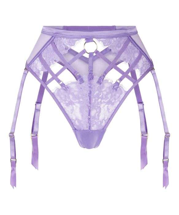 Hunkemoller Nienke - Set Lenjerie Intima Sexy Mov Lila Purpuriu