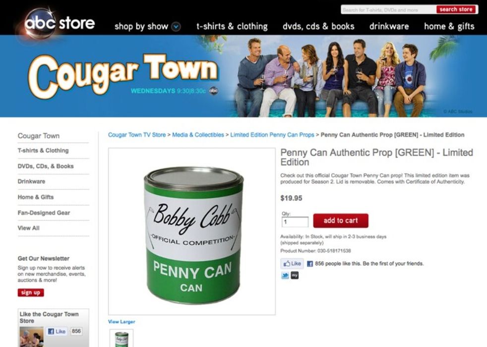 Забавна игра Penny Can - реквизит от филм