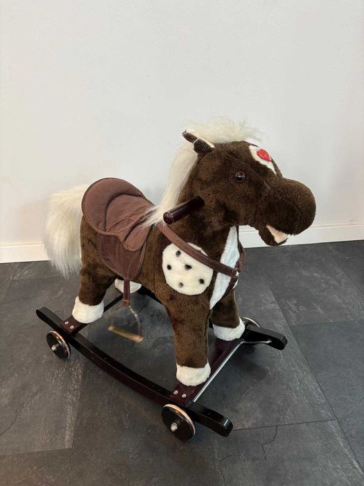 Balansoar Cal cu sunete si roti pentru copii