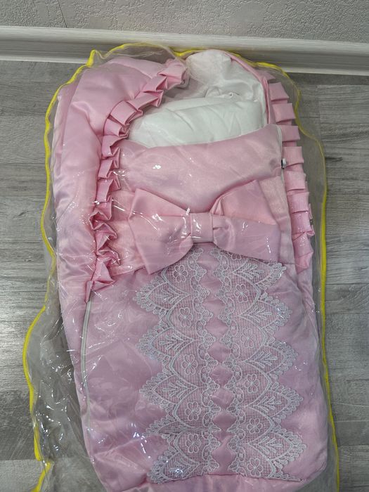 Конверт детская розовая