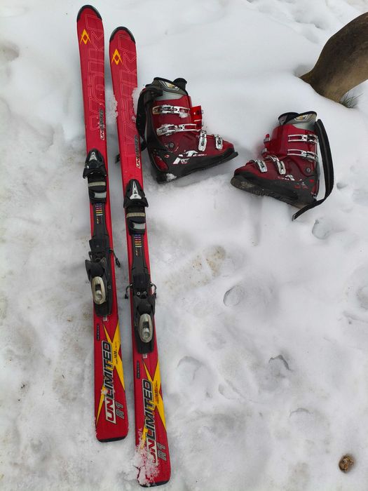 Clapari 29-29.5 NORDICA + SKIURI VOLKI 163 CM 1630mm pt inaltime 1.80M