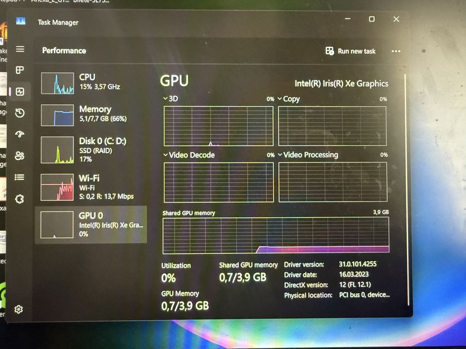 Laptop Asus notebook i5 1135G 8gb ram 512 ssd