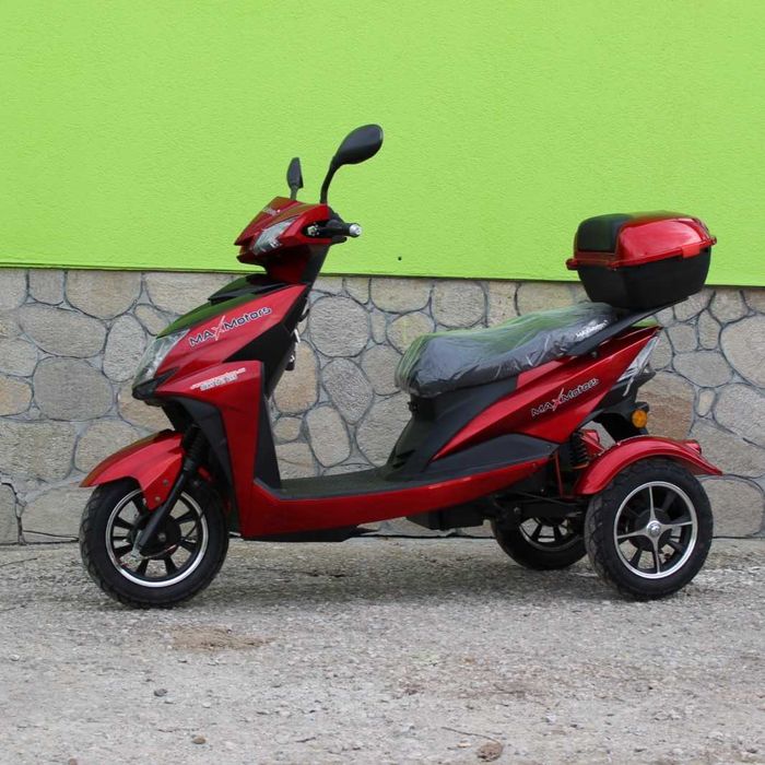 Електгрическа Триколка-Скутер MAX SPORT 1500W RED