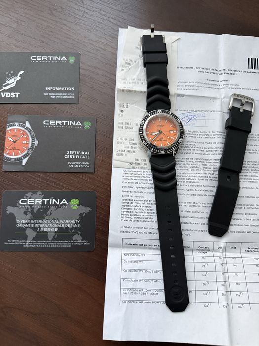 Ceas Certina Heritage Diver DS Super PH500M Swiss Made Automatic