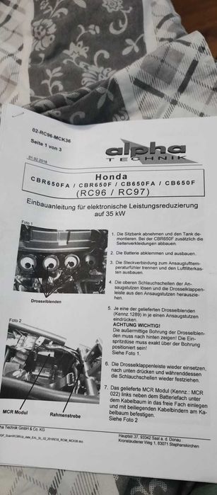 Honda CB 650 F ABS  (Streetfighter ) cat.A2