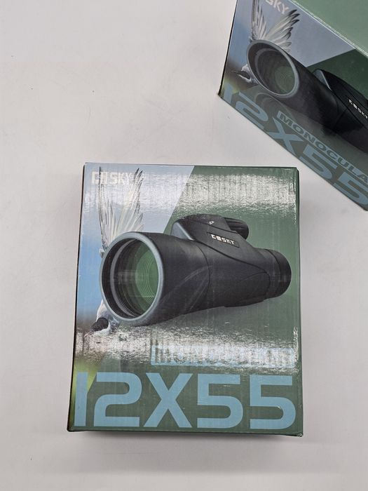 Telescop monocular Gosky Piper 12x55 de înaltă definiție pentru adulți
