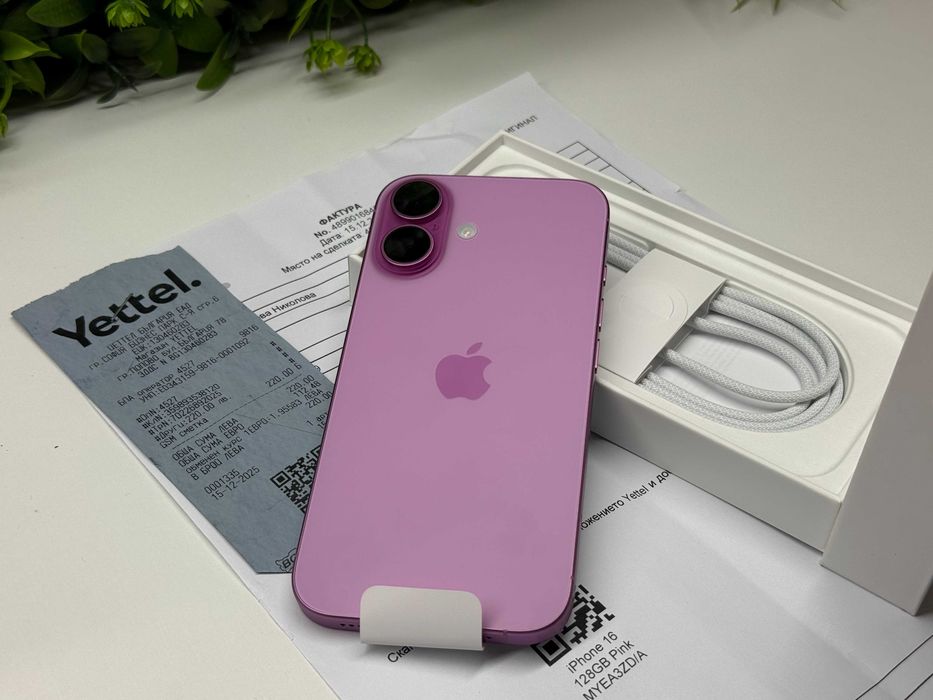 ! НоВо! iPhone 16 128GB Pink 2г Гаранция