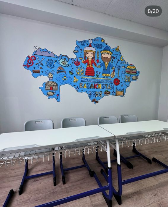 Роспись, оформление стен