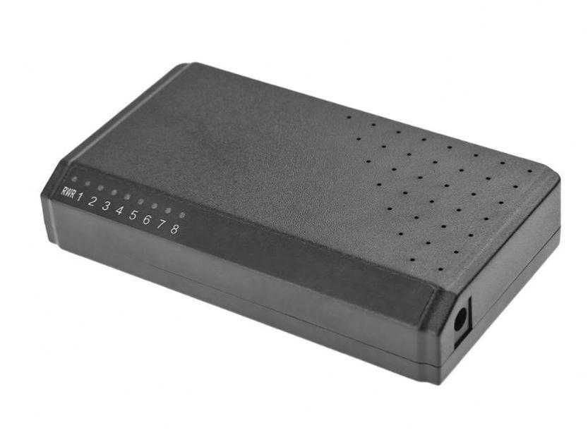 8 Port Poe Switch 6 PоE и 2xUplink Порт Мрежови IP NVR 8 Порт РоЕ Суич за Видеонаблюдение Захранващ Всякакви Устройства по UTP Кабел IP Камери 6V~56V