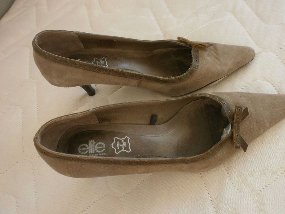 Нови обувки, естествена кожа, стелка 25,5 - от 13 евро до 20 евро