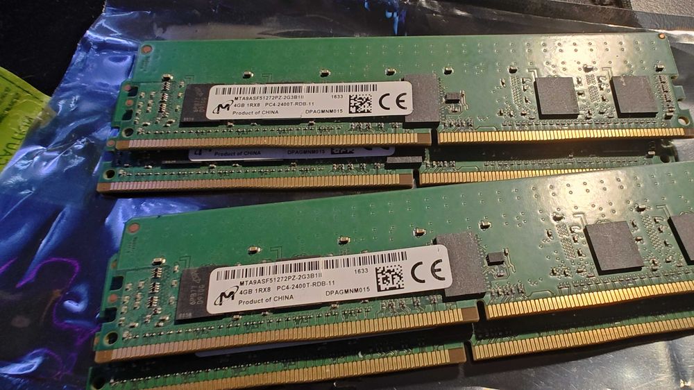 Memorii ram server Samsung, Micron, ddr4 SK Hynix ECC kit 64gb 4*16 2133mhz