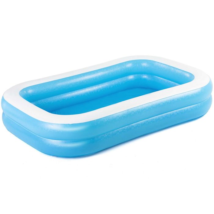 Piscina gonflabila de exterior,dreptunghiulara,pentru toata familia,dimensiuni 260*175*51 cm,cu 2 inele