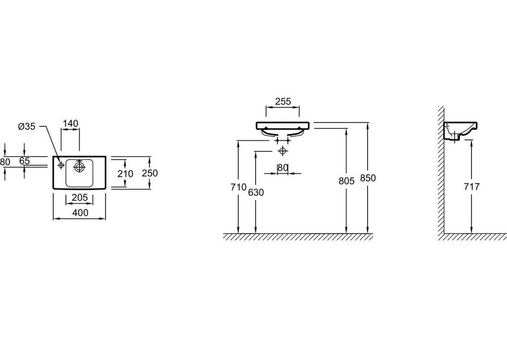 Мини мивка Jacob Delafon Odéon Up (E4759G-00) мини мивка 40×25 см