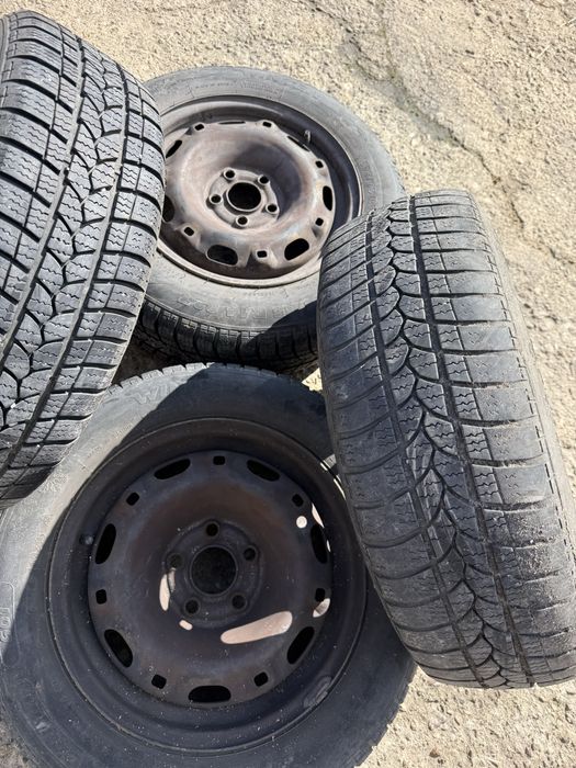 Джанти с зимни гуми 175/65/14  за  vw polo , golf  и други