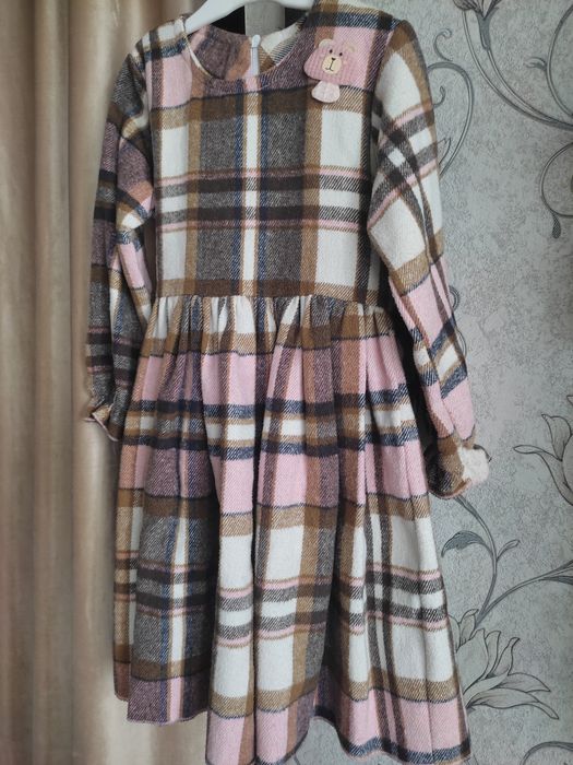 Платье теплое для девочек