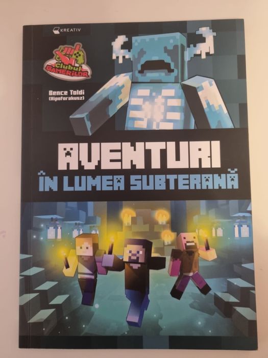Carte Minecraft - Aventuri în lumea subterană