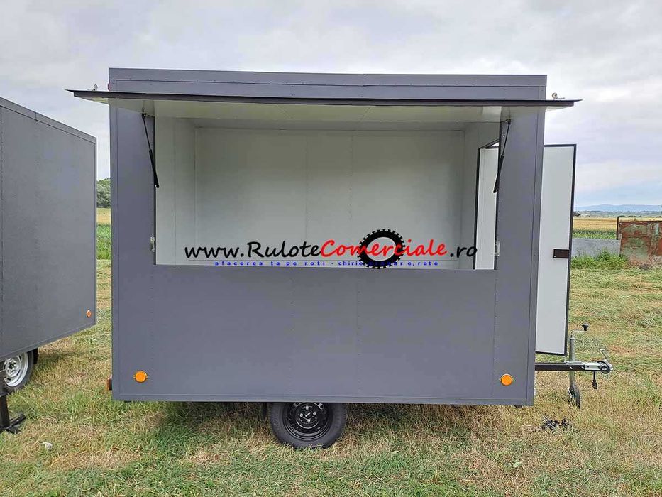 Rulota comerciala Noua - Rate!!! ,Caffea,Fast food. Carte CIV, Nr Rosu