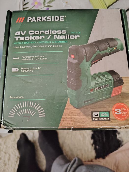 filetanta parkside noua cu acumulator 12 v  incorporat