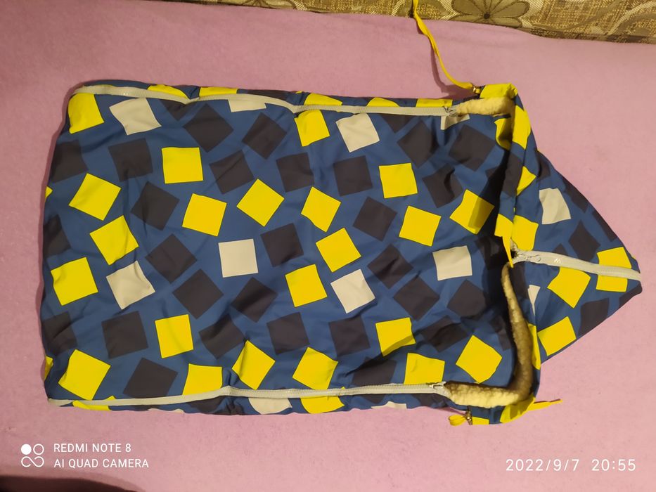 Конверт на выписку с комбинезоном 2в 1