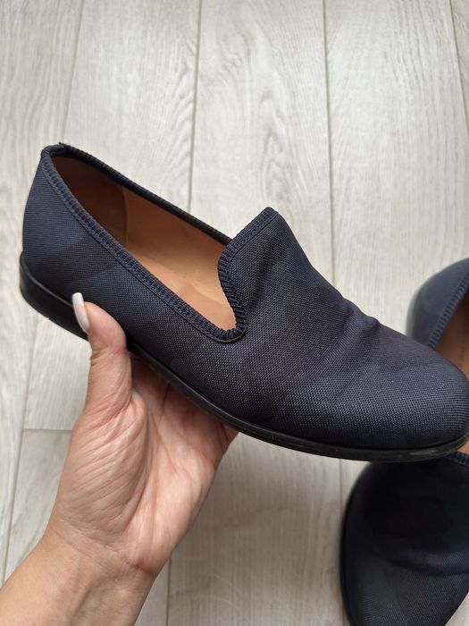 DUKE + Dexter Aqua Camo Loafer ръчна изработка мокасини Англия