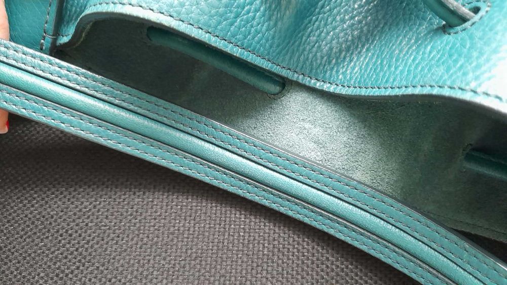 Зелена чанта Massimo Dutti