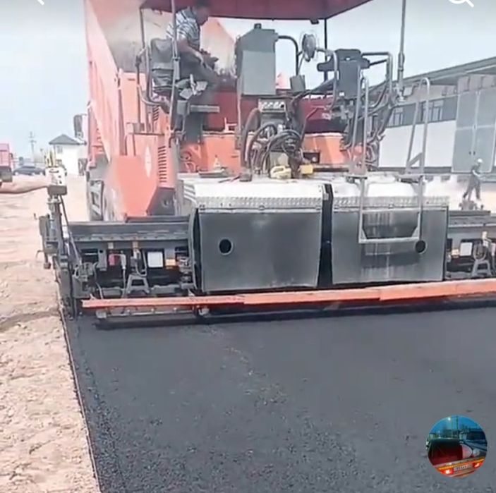 Укладка асфальта и брусчатки