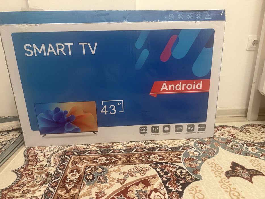 43 дюйм Smart TV Android телевизор
