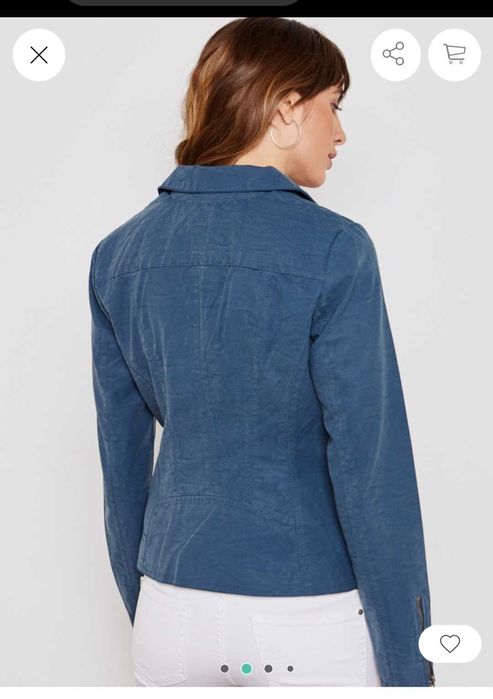 Черно палто Only, размер S