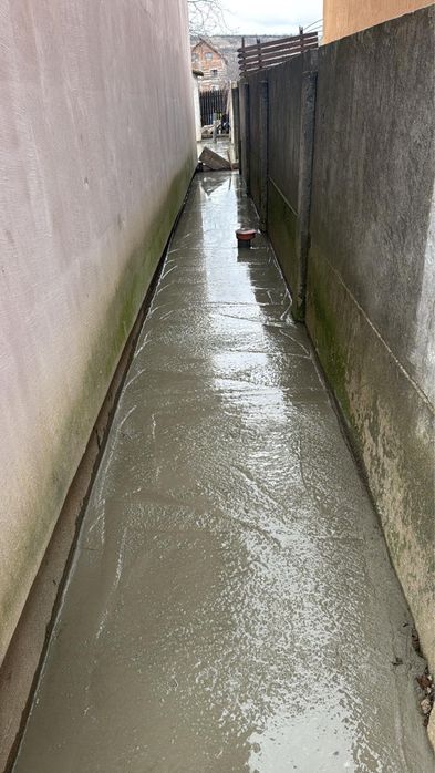 Tencuiala mecanizata Beton Elicopterizat