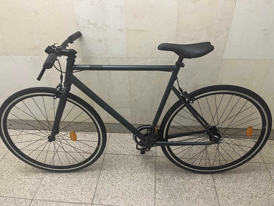 Градски Велосипед Elops Single Speed 500 Графитеносиво