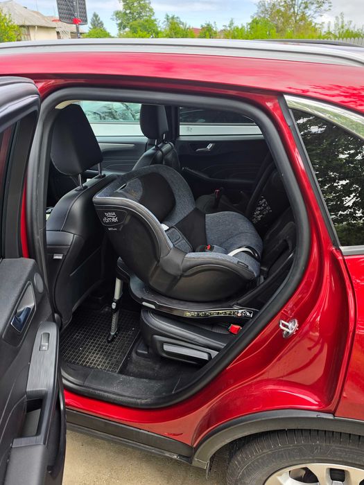 Scaun auto ISOFIX i-Size Britax Romer DUALFIX M Blue Marble 360°
