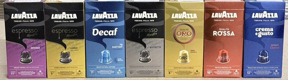 Кафе Лаваца, Капсули, Кафе на зърна,Кафе машини,Консулмативи