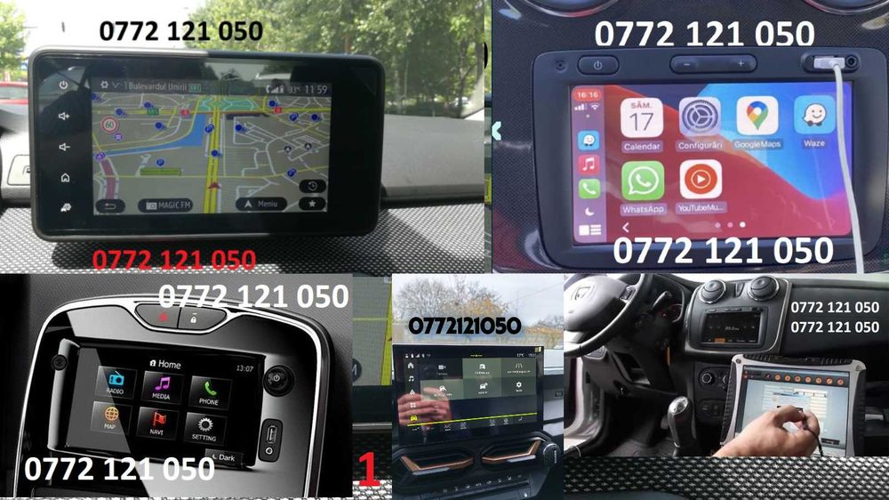 Harti Clio 4 Renault Captur Media Nav Dacia Logan Duster Sandero Lodgy Igo Primo NextDen R-linK 2