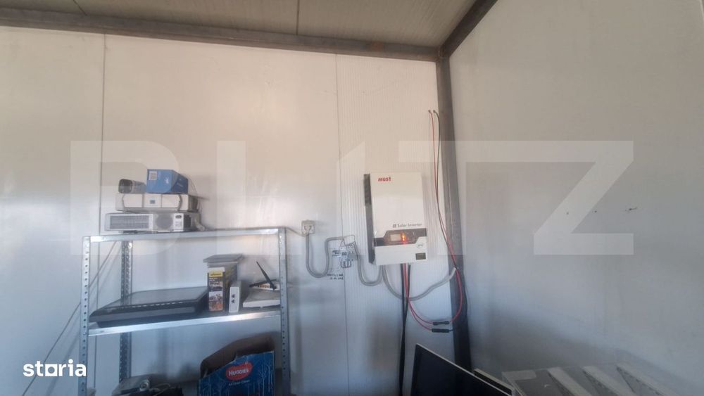 TEREN 520 MP INTRAVILAN +ANEXE-ctie cu panouri sandwich pe teren+pano