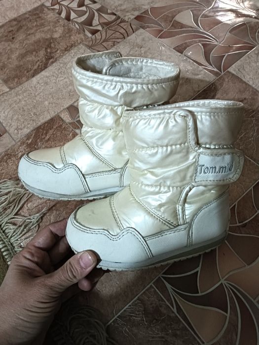 Детские сапоги очень теплые