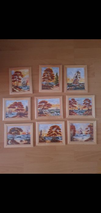 Картини с кехлибар от 2лв. до 20лв. Гердани и гривни от кехлибар