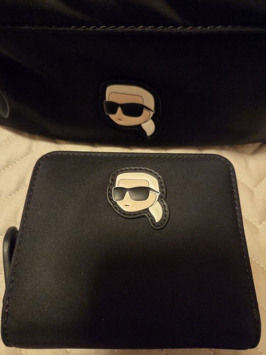 Rucsac și portofel Karl Lagerfeld, originale, impecabile