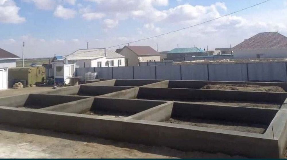 Фундамент, стяжка, отмоска, лестница, пандус