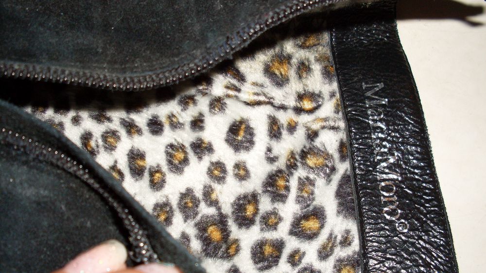 Ботинки замшевые