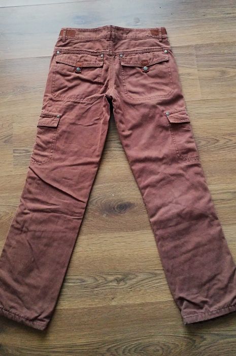 Ватиран зимен панталон 100% памук, р-р 146-152, 10-11 години, като нов