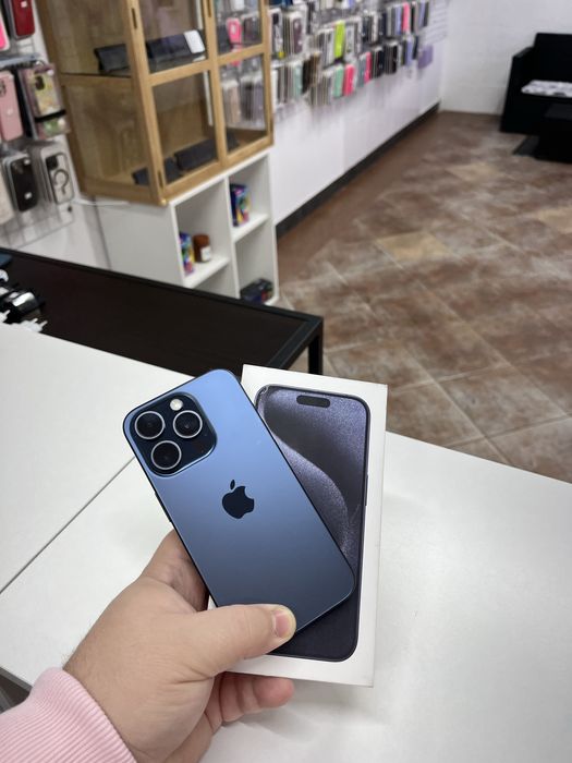 Iphone 15 Pro Blue Titanium / Garantie / Baterie 88% / 128 Gb