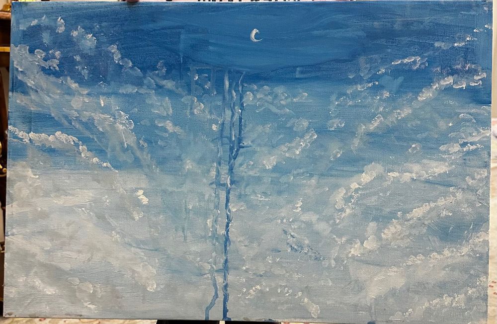 Картина «широкое небо»